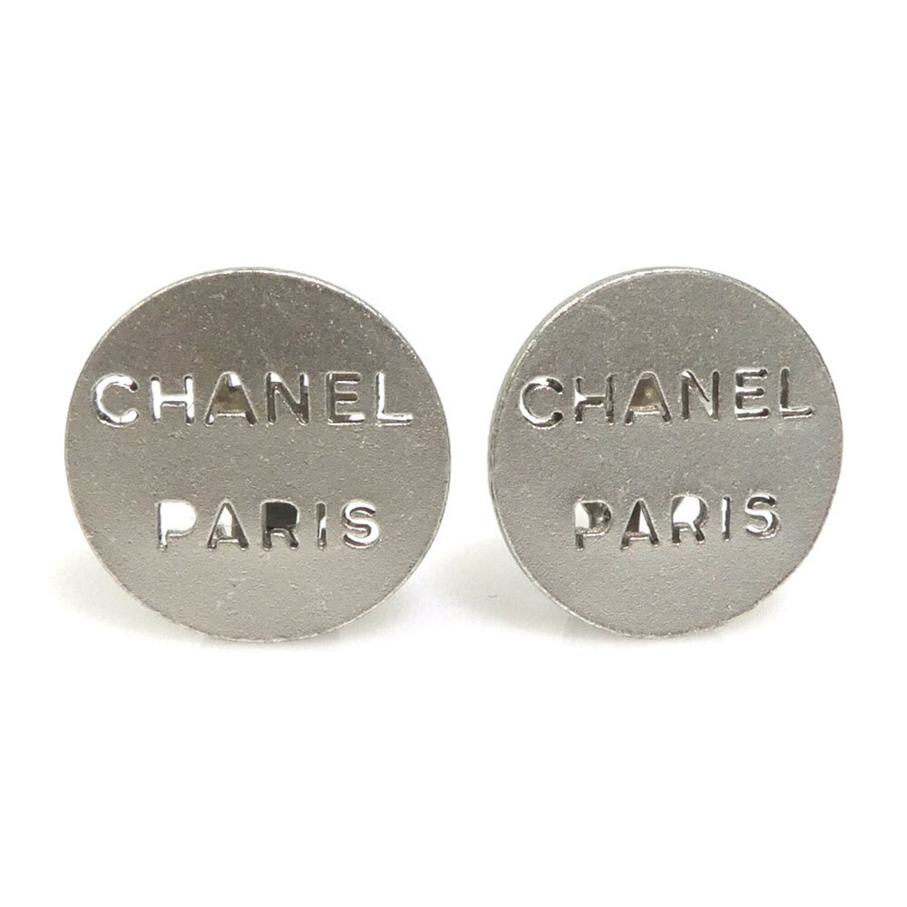 Chanel CHANEL Earrings Metal Silver Women's h32565a